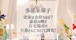 多部未華子 実家 金持ち