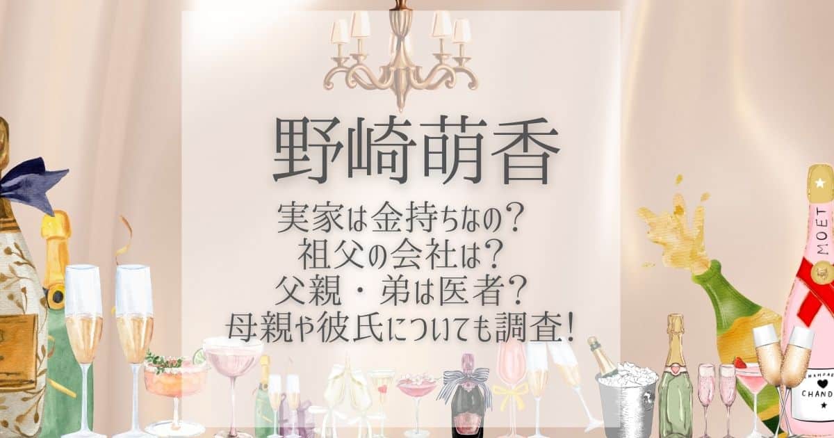野崎萌香 実家 金持ち